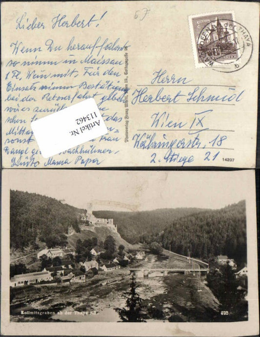 113462,Kollmitzgraben Kollmitz a.d. Thaya Raabs a.d. Thaya