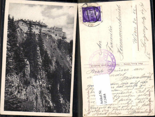 113484,Bergstation a.d. Rax bei Reichenau Payerbach 1940