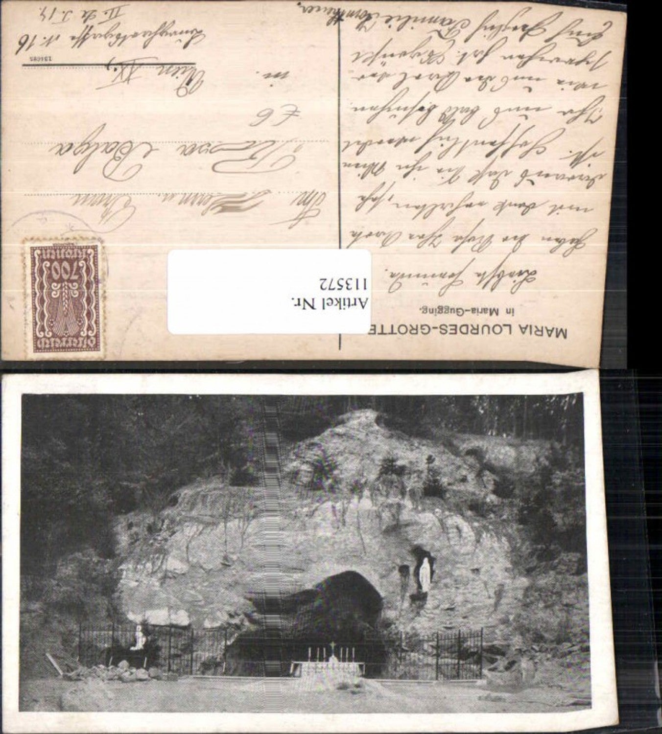 113572,Maria Lourdes Grotte Maria Gugging Wienerwald