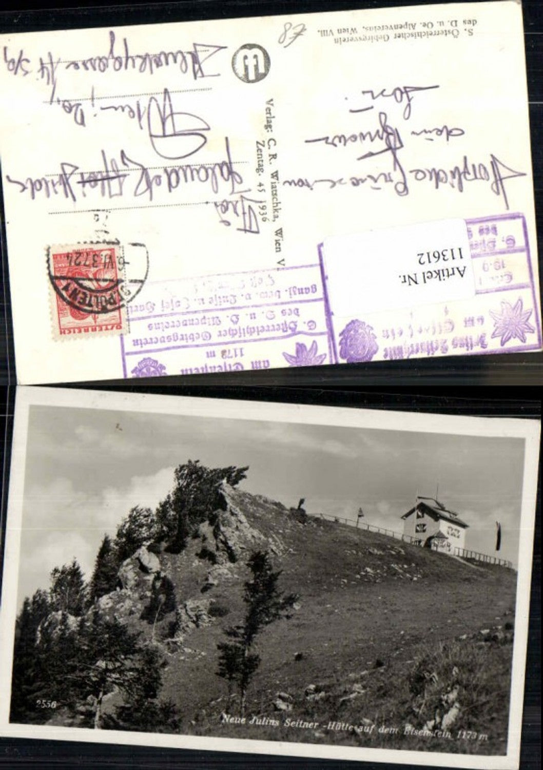 113612,Neue Julius Hütte bei Türnitz Eisenstein 1937