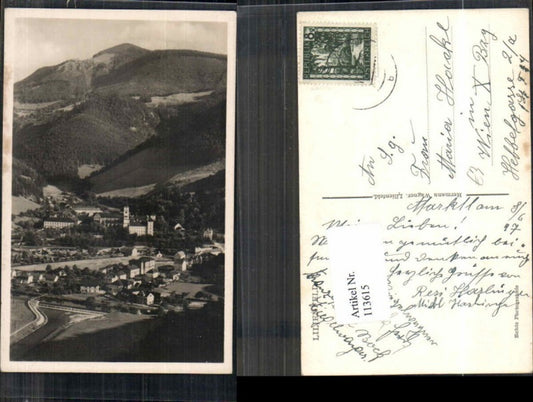 113615,Lilienfeld Ortsansicht 1938