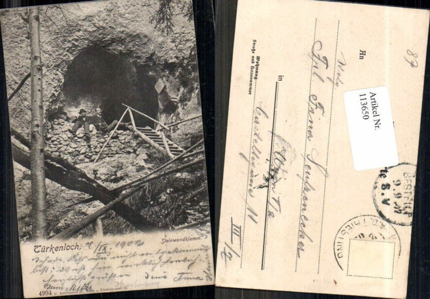 113650,Türkenloch bei Weissenbach a.d. Triesting Furth Steinwandklamm