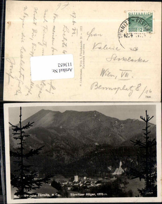 113652,Türnitz m. Türnitzer Höger