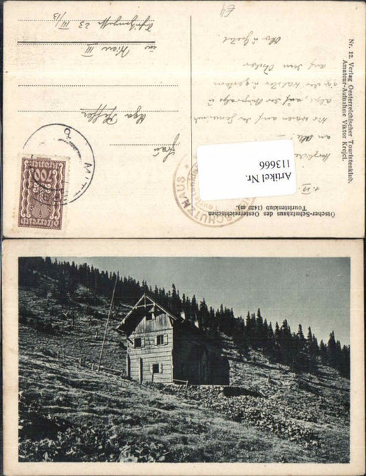 113666,Ötscherschutzhaus Ötscher bei Lackenhof