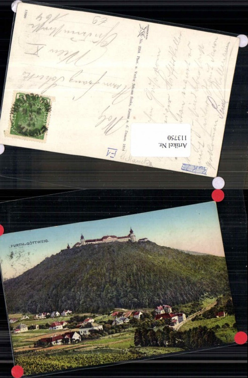 113750,Furth m. Göttweig Tolle Ansicht COLOR 1914
