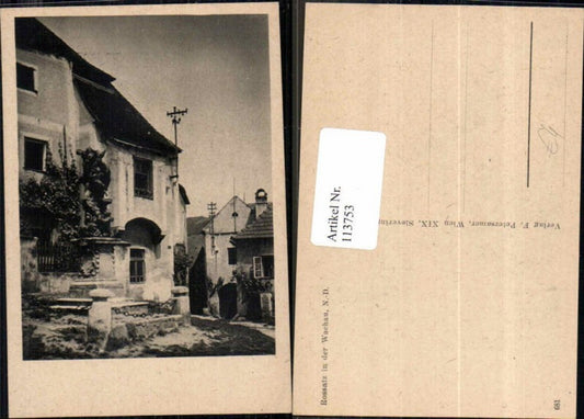 113753,Detailpartie aus Rossatz i.d. Wachau