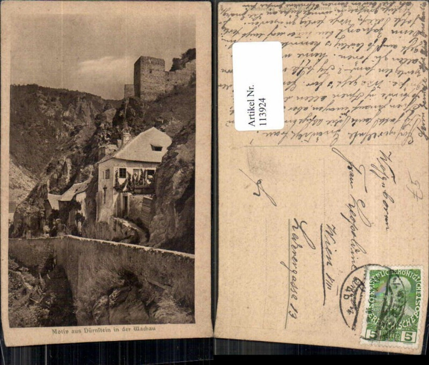113924,Motiv aus Dürnstein a.d. Donau Wachau