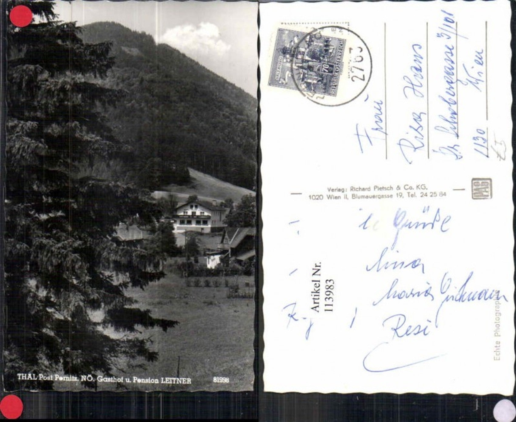 Alte Ansichtskarte – Old Postcard