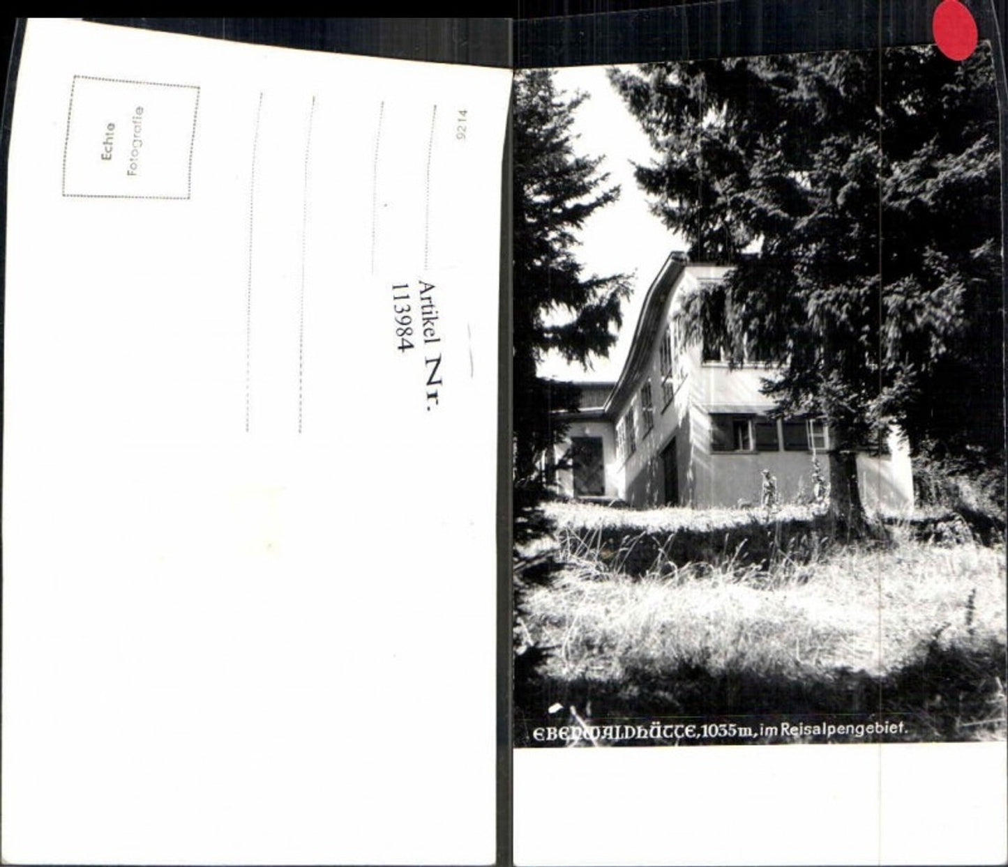 113984,Ebenwaldhaus Reisalpe bei Lilienfeld