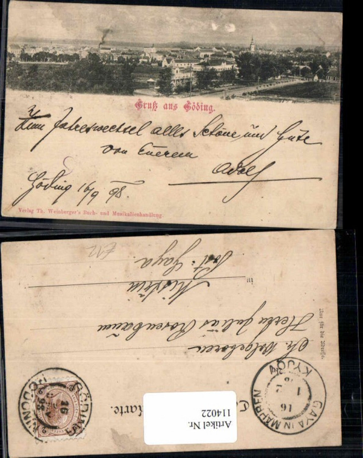 Alte Ansichtskarte – Old Postcard