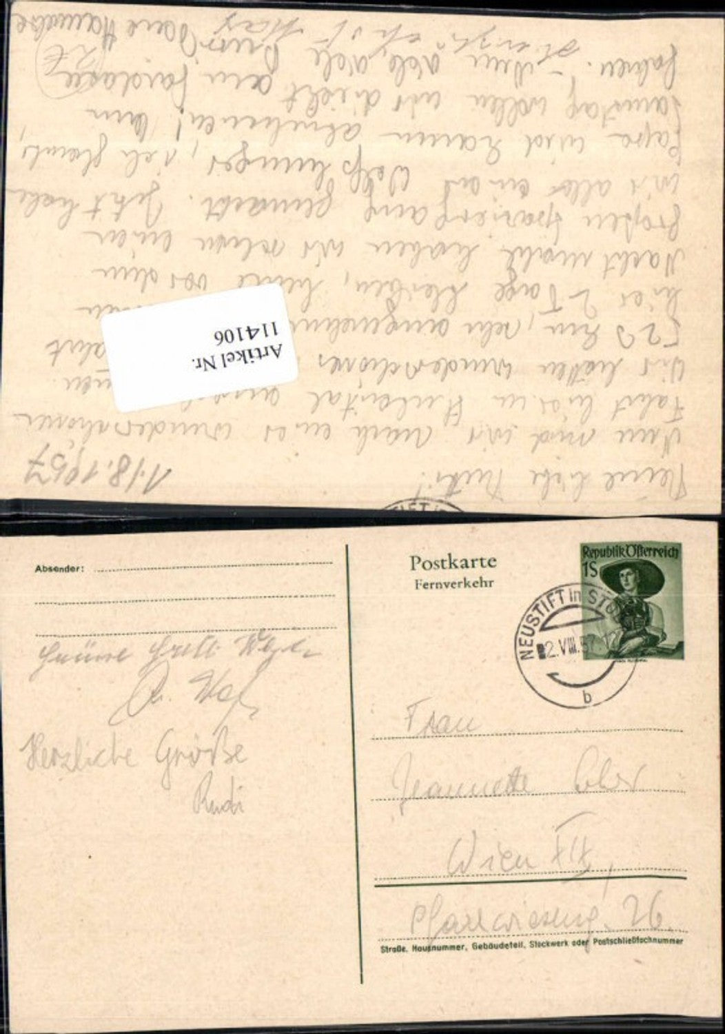 Alte Ansichtskarte – Old Postcard