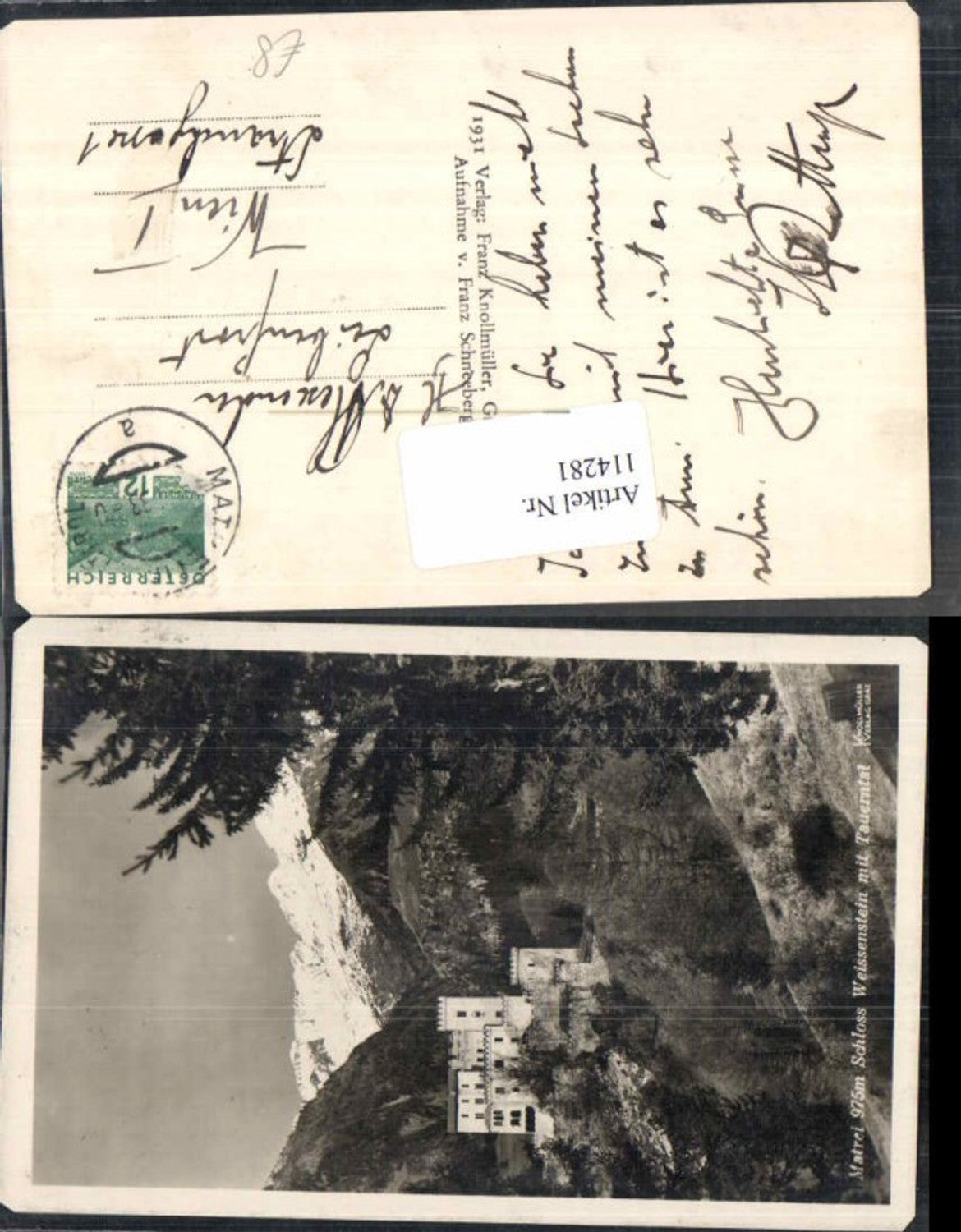 Alte Ansichtskarte – Old Postcard