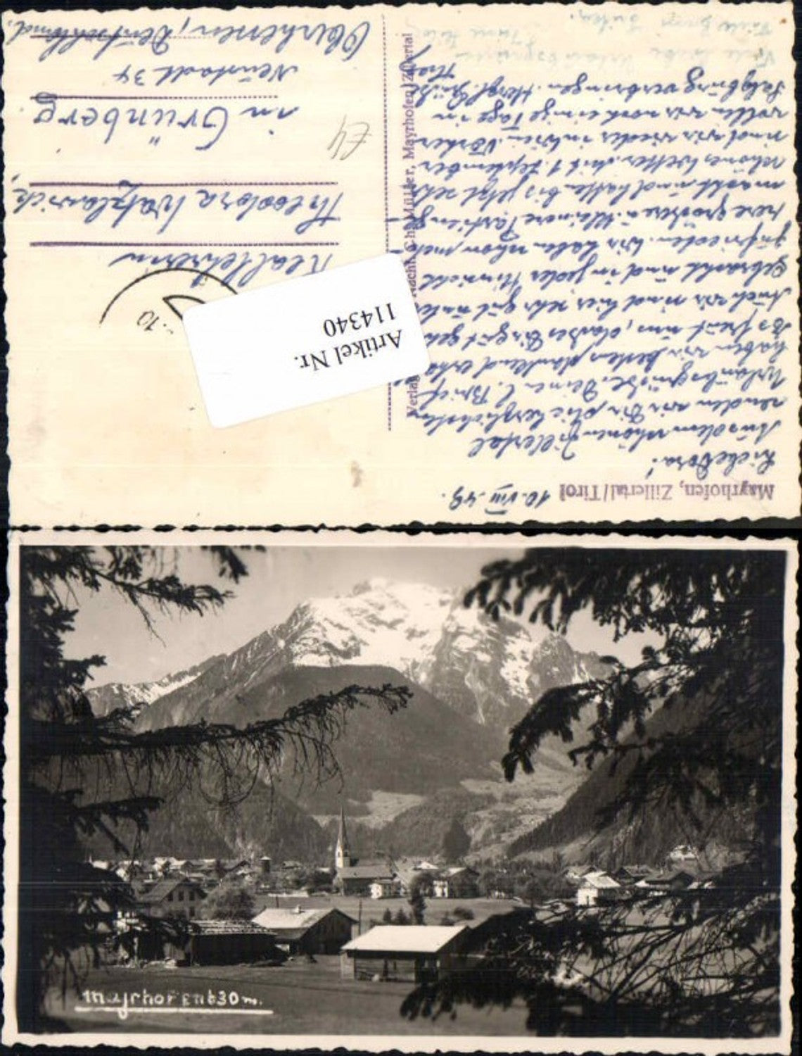 Alte Ansichtskarte – Old Postcard