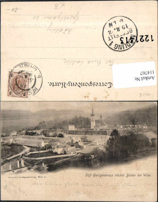 114767,Heiligenkreuz bei Baden 1898