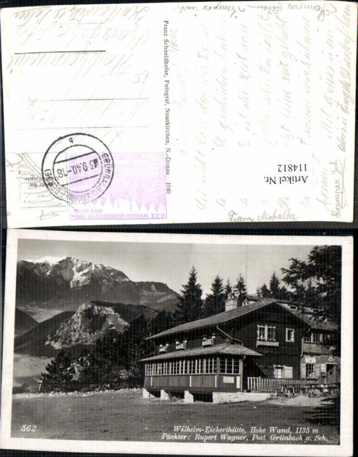 Alte Ansichtskarte – Old Postcard