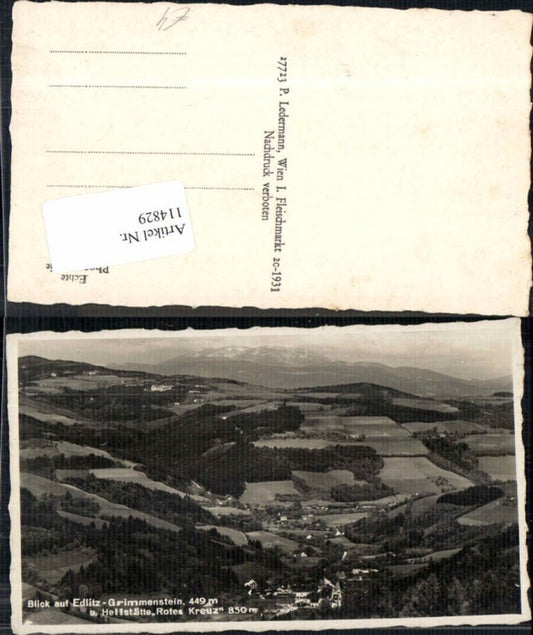 114829,Edlitz Grimmenstein Heilstätte Rotes Kreuz Semmering