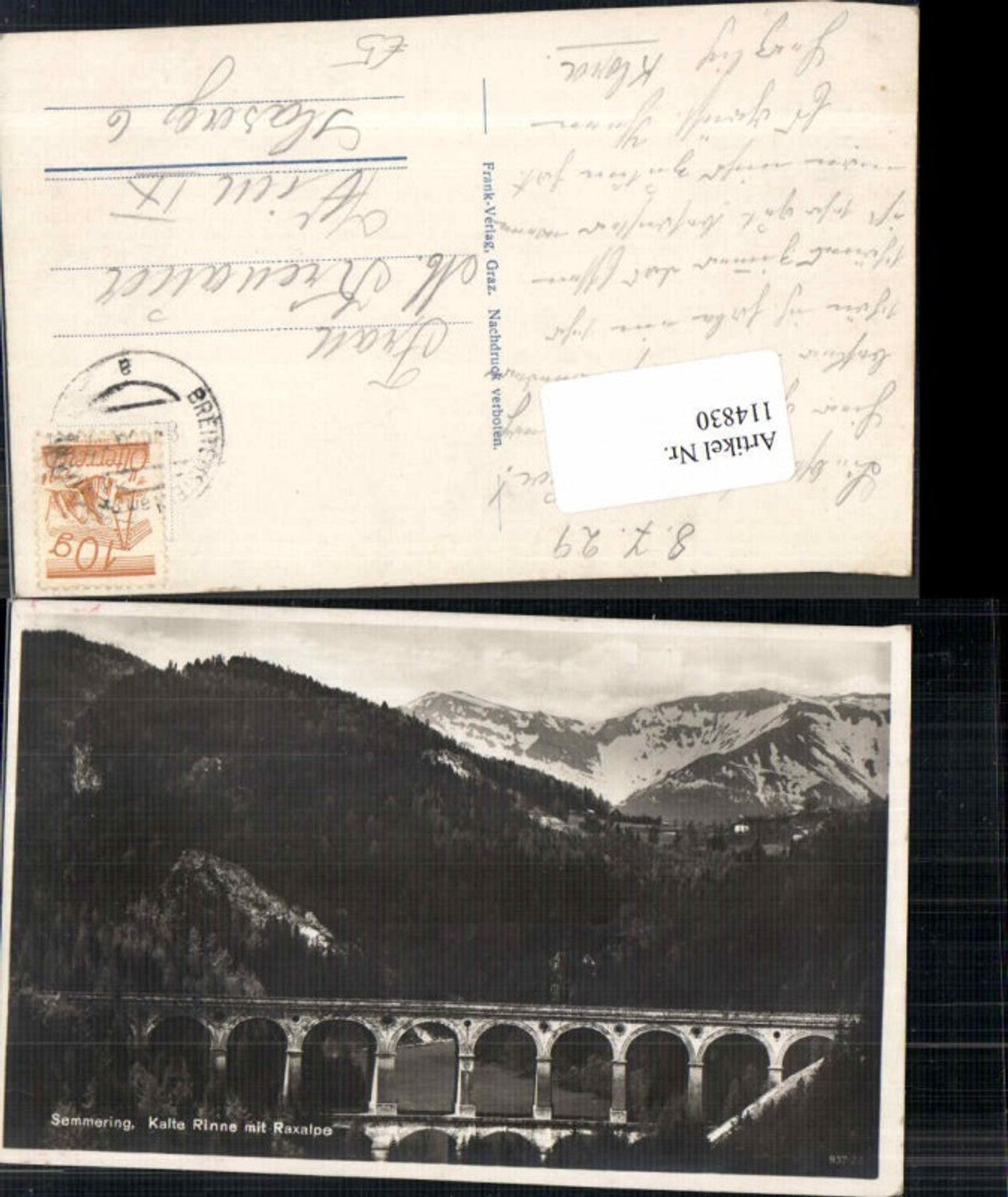 114830,Semmering Kalte Rinne Viadukt Semmeringbahn