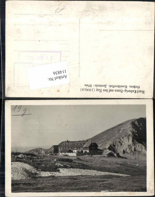 114836,Karl Ludwig Haus a.d. Rax bei Reichenau
