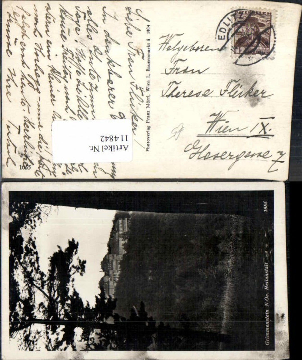 114842,Grimmenstein am Semmering 1934