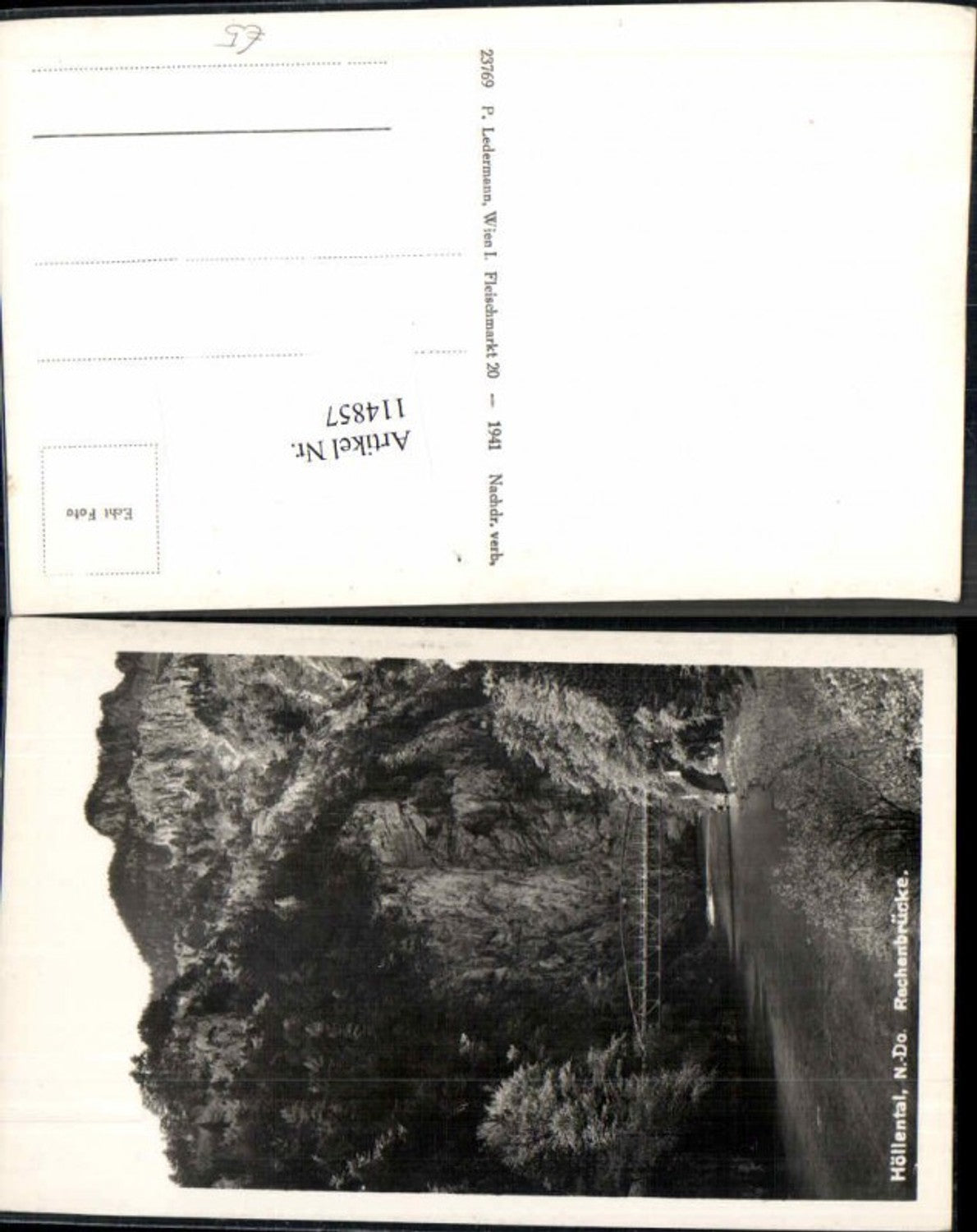 114857,Höllental bei Nasswald Rechenbrücke Hirschwang