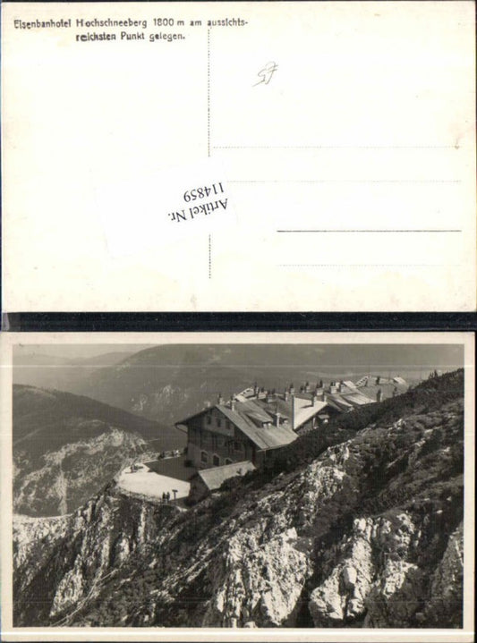 114859,Eisenbahnhotel Hochschneeberg bei Puchberg am Schneeberg