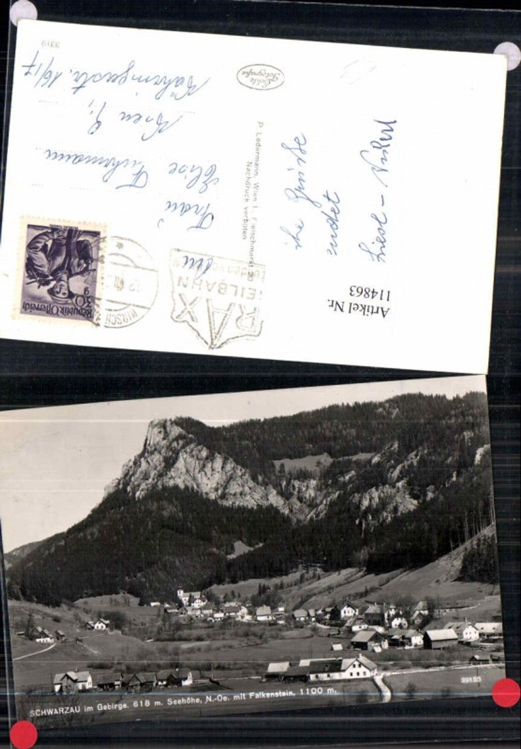 114863,Schwarzau im Gebirge m. Falkenstein