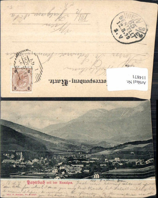 114871,Payerbach a.d. Rax 1898