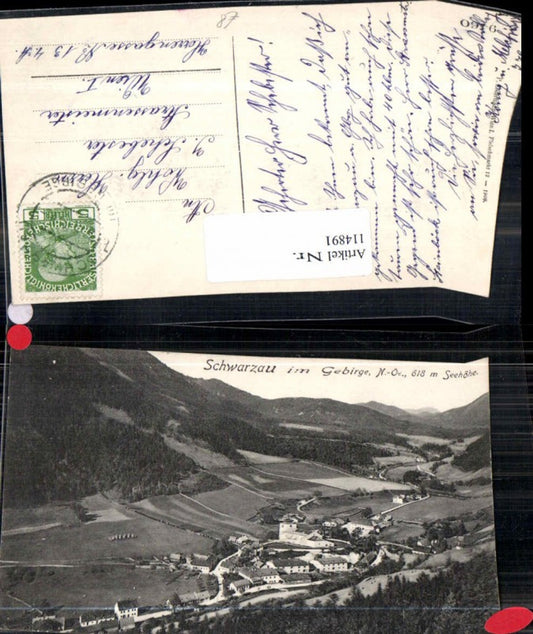 114891,Schwarzau im Gebirge 1905