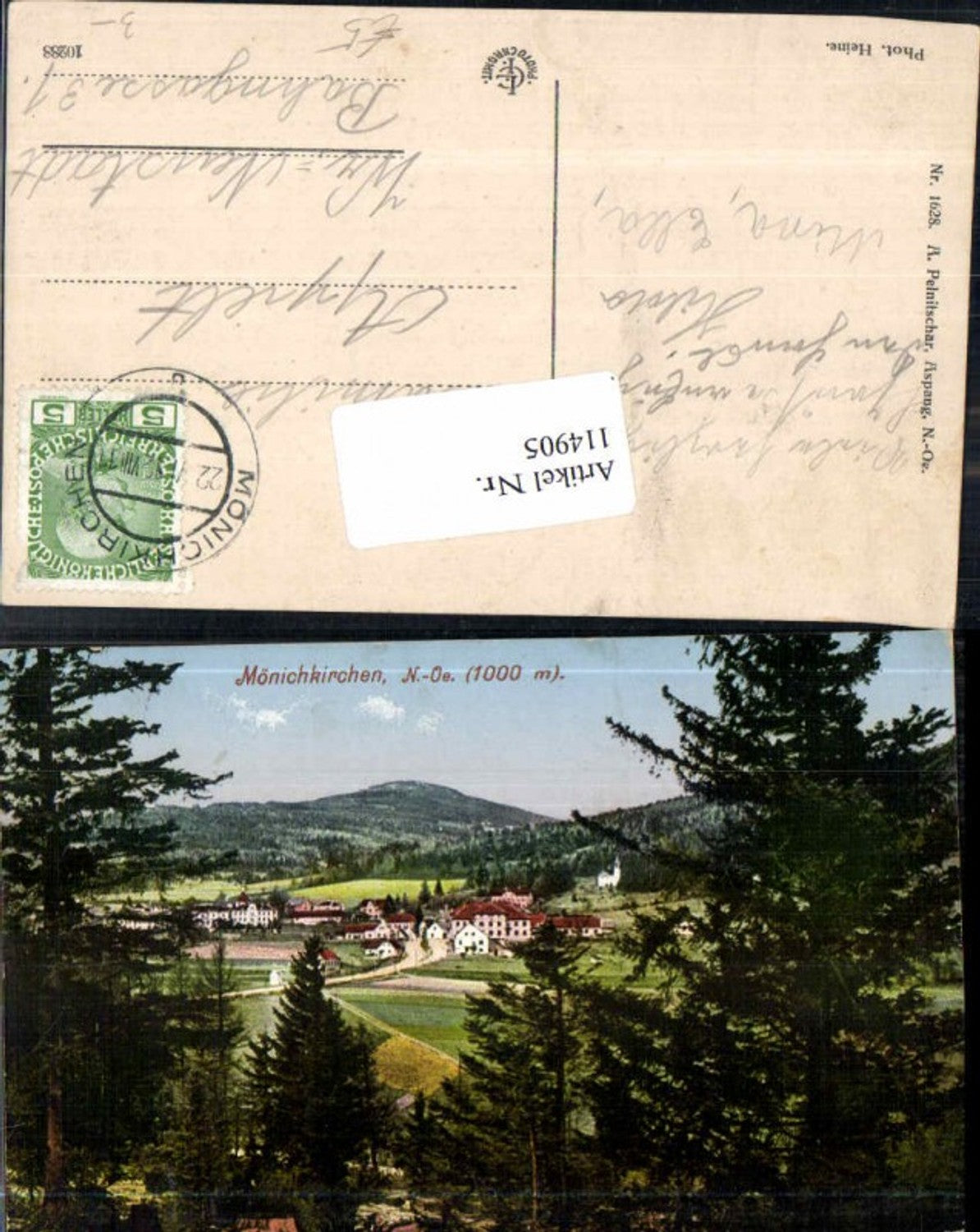 114905,Mönichkirchen am Wechsel 1912