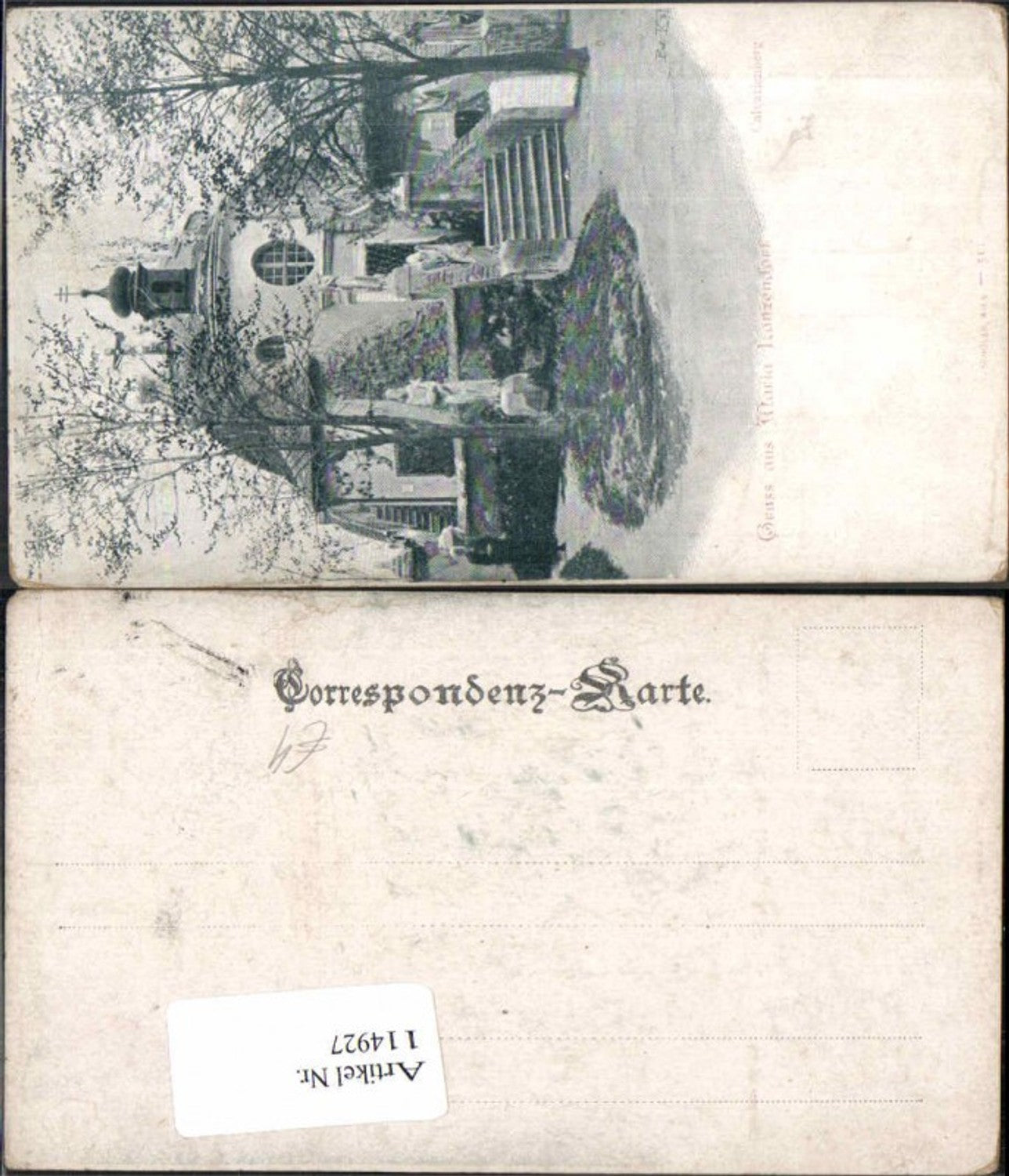 114927,Gruss aus Maria Lanzendorf Calvarienkirche Calvarienberg