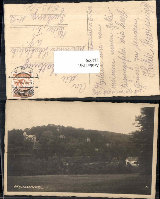 114929,seltene FotoAK Rekawinkel bei Wien Pressbaum 1920