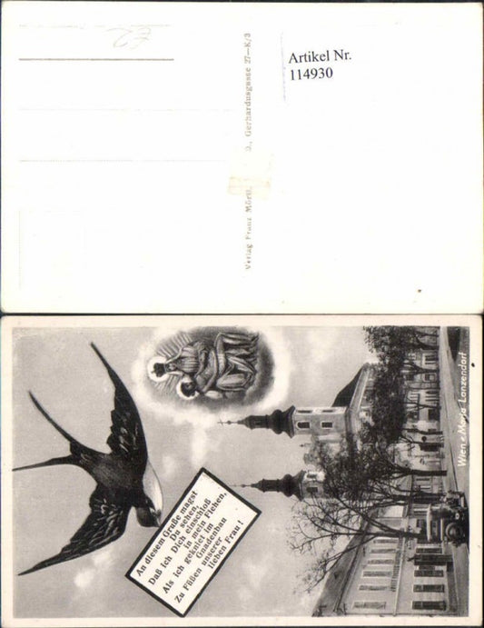 114930,Gasthaus Josef Vogler Wien Maria Lanzendorf m. Oldtimer auto