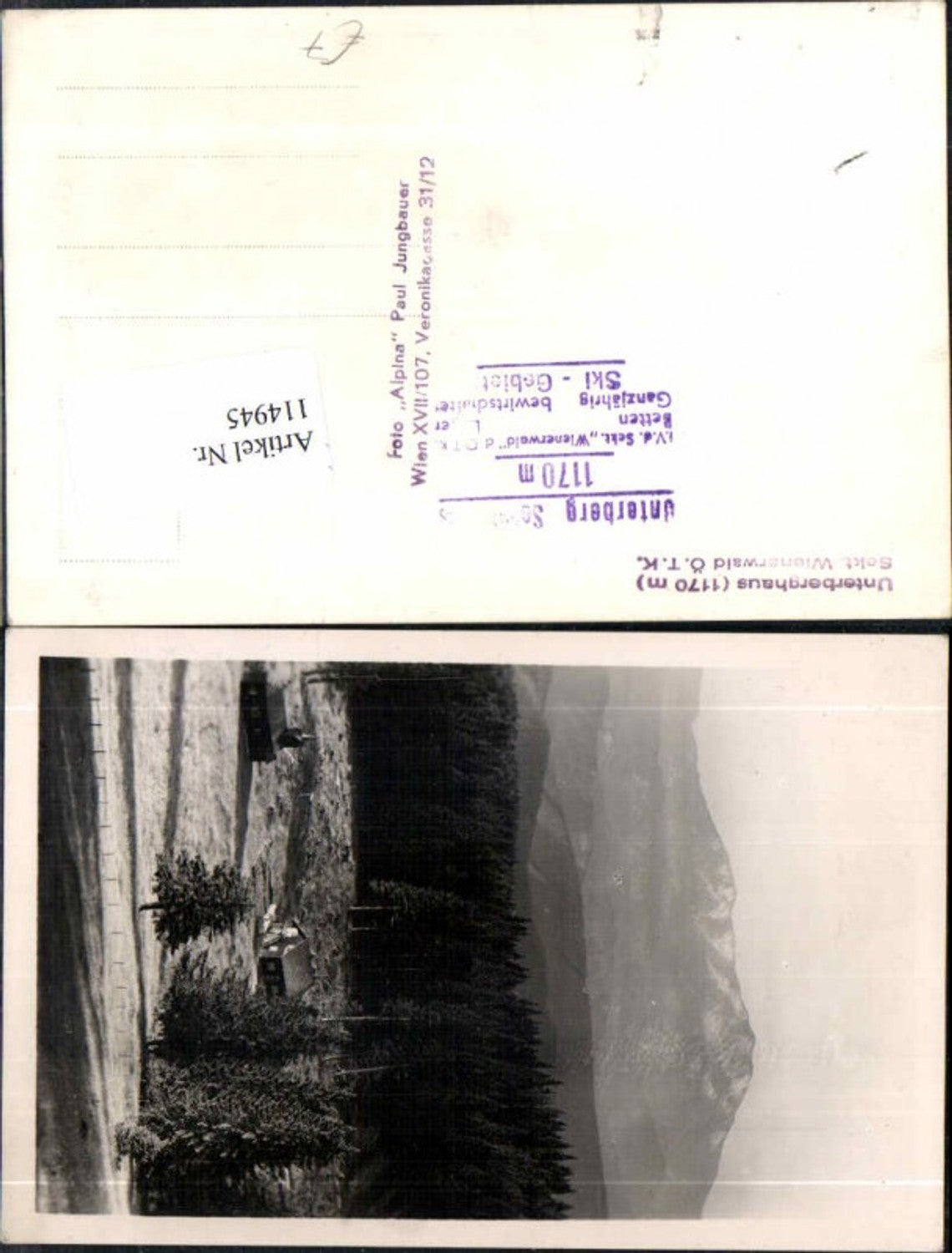 114945,Unterberghaus bei Hainfeld Lilienfeld