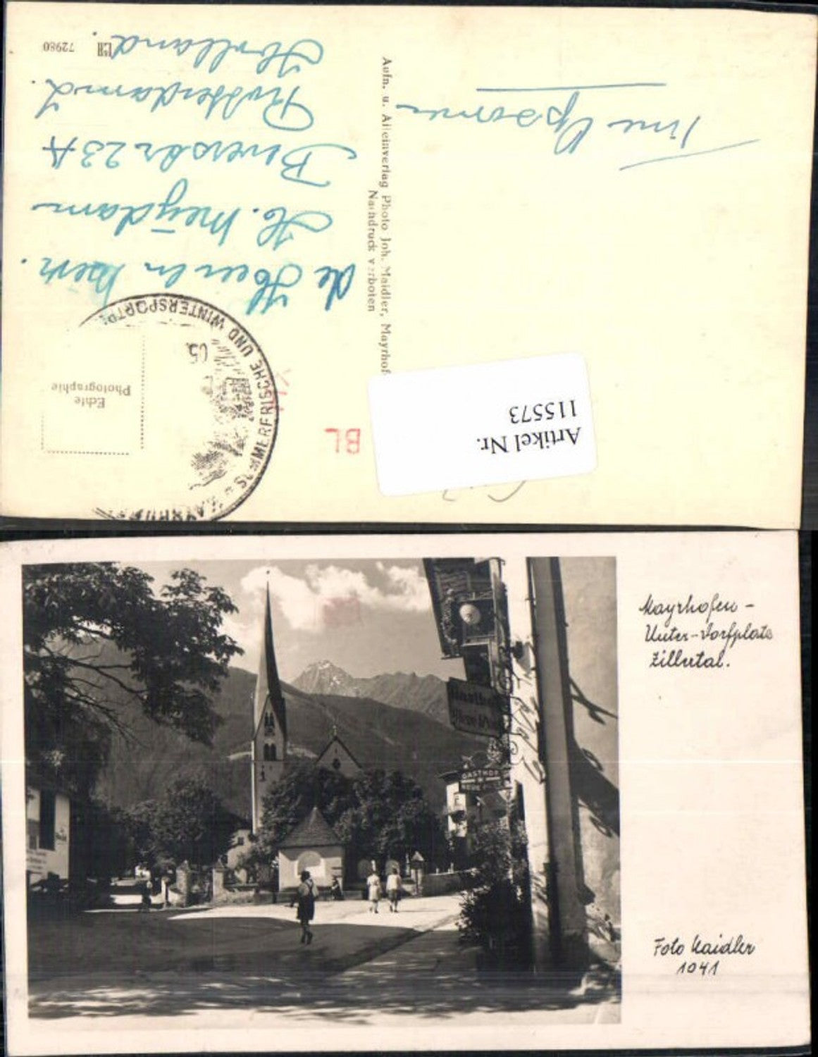 Alte Ansichtskarte – Old Postcard