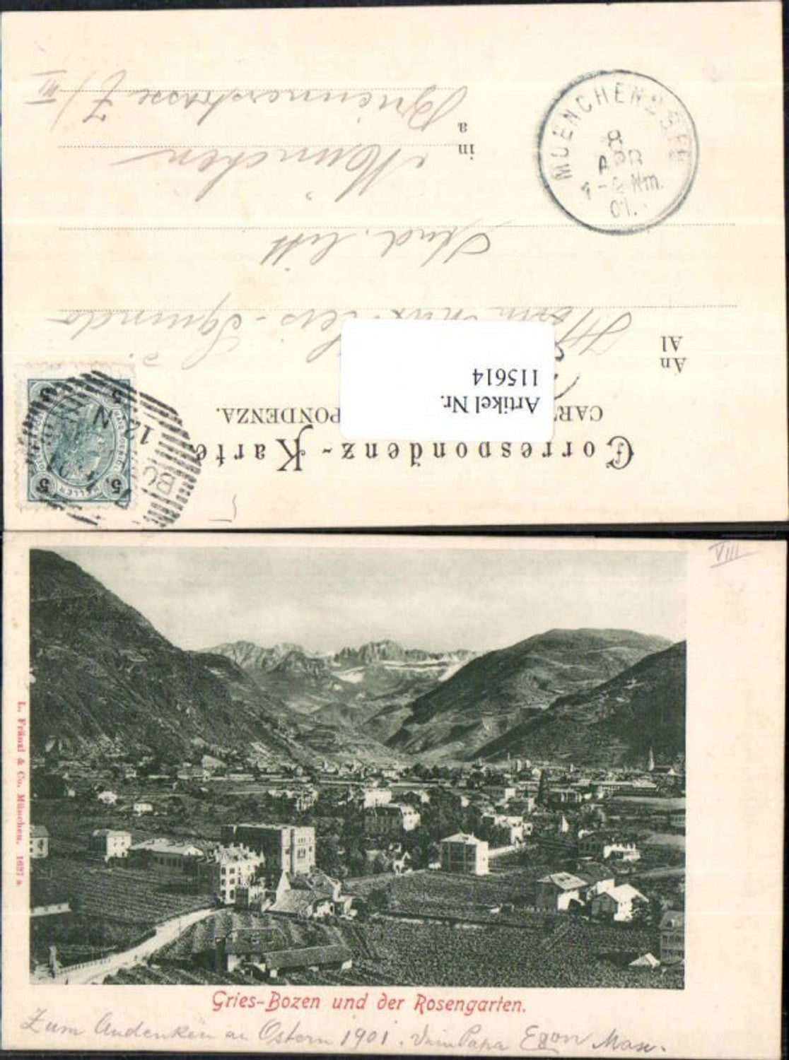 Alte Ansichtskarte – Old Postcard