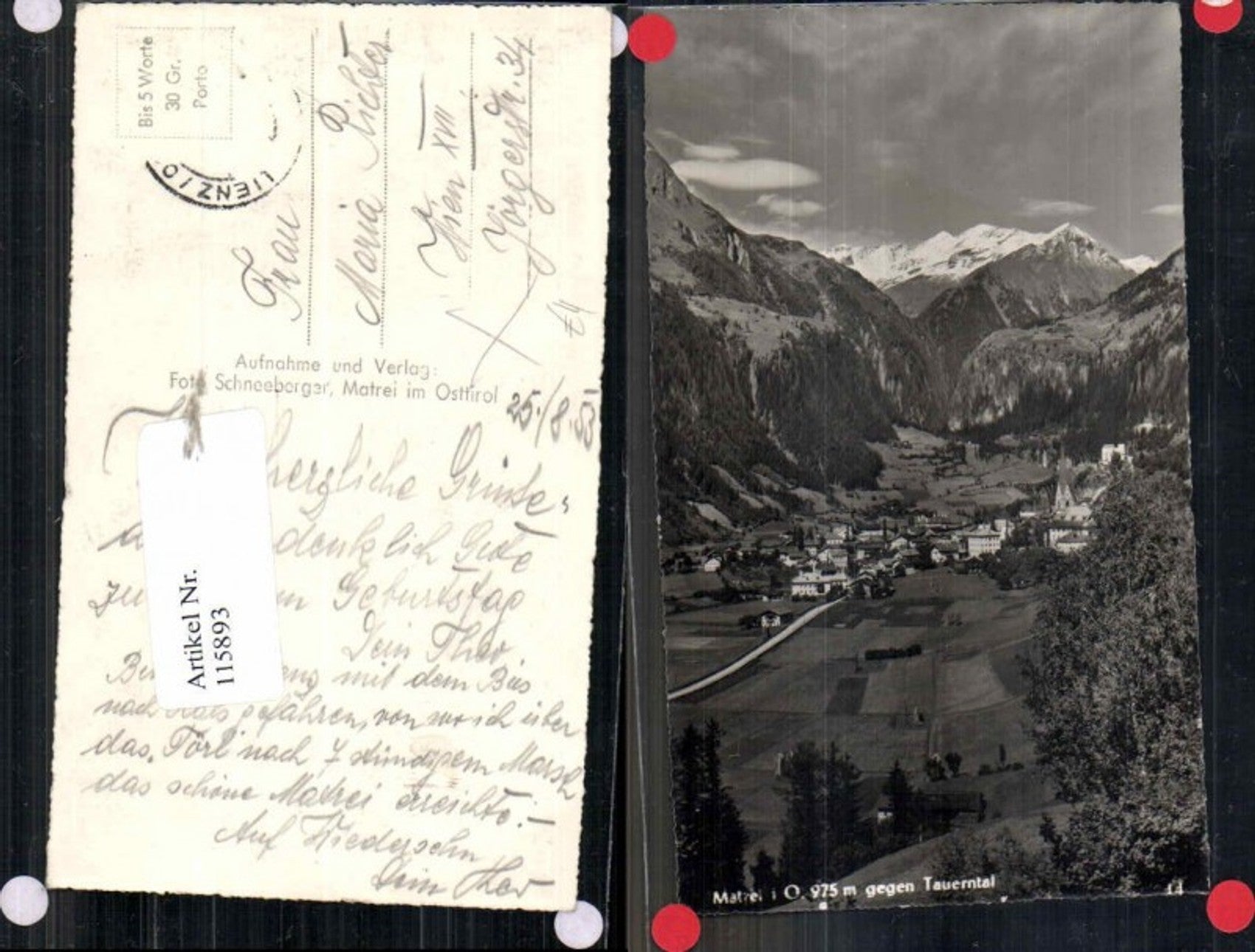 Alte Ansichtskarte – Old Postcard
