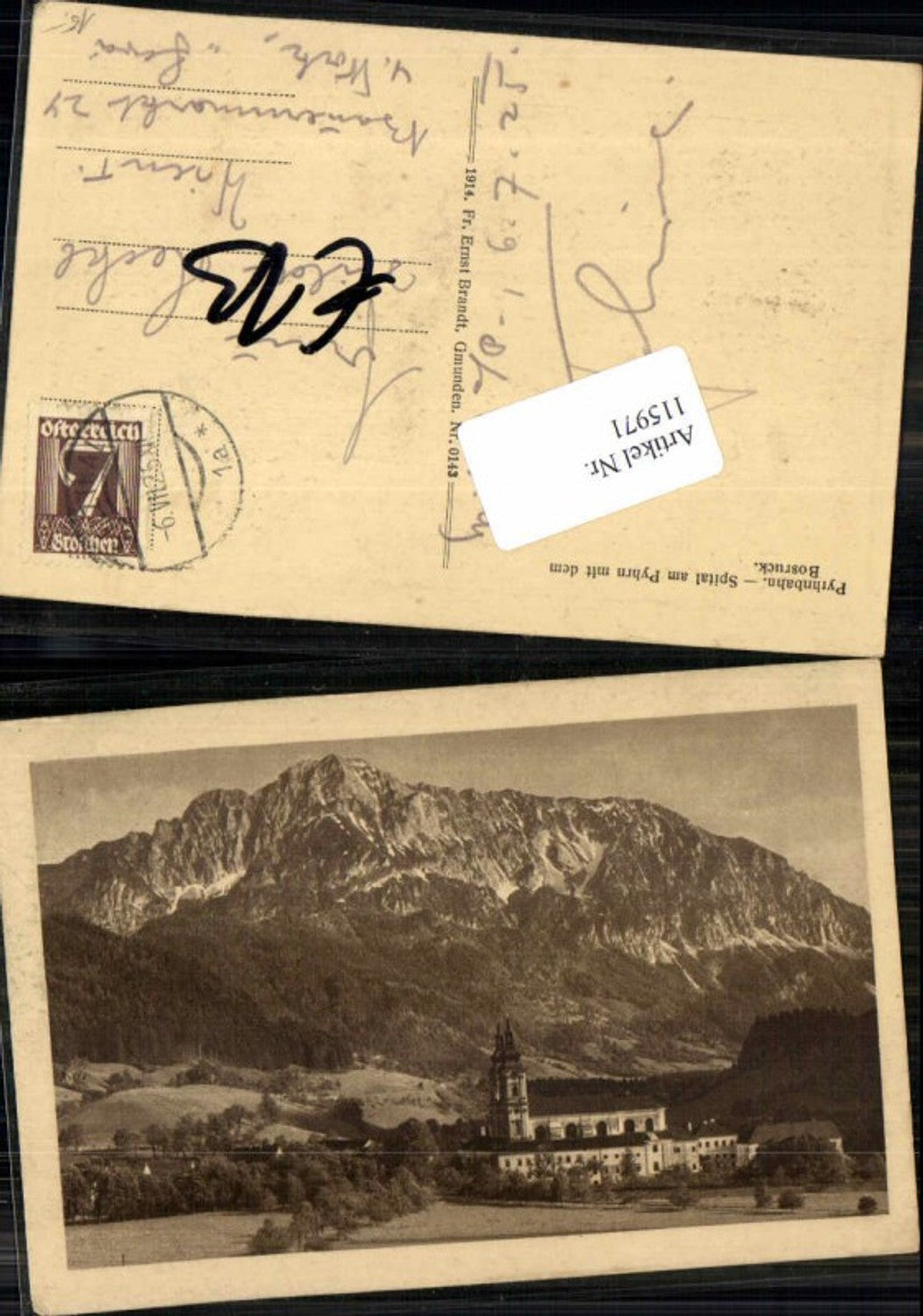 115971,Spital am Pyhrn Pyhrnbahn mit Bosruck Brandt 0143