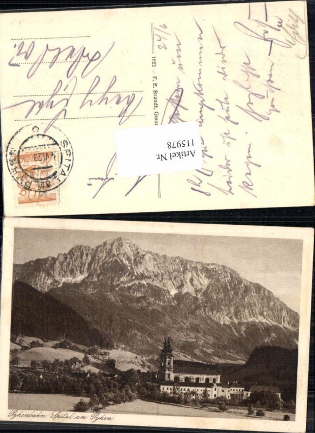 115978,Spital am Pyhrn pyhrnbahn pub Brandt 0322