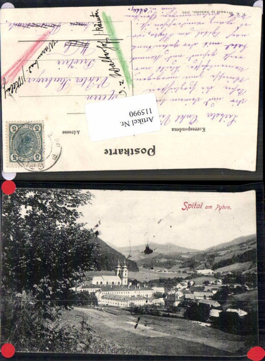 115990,Spital am Pyhrn Tolle Ortsansicht pub Brandt 2010