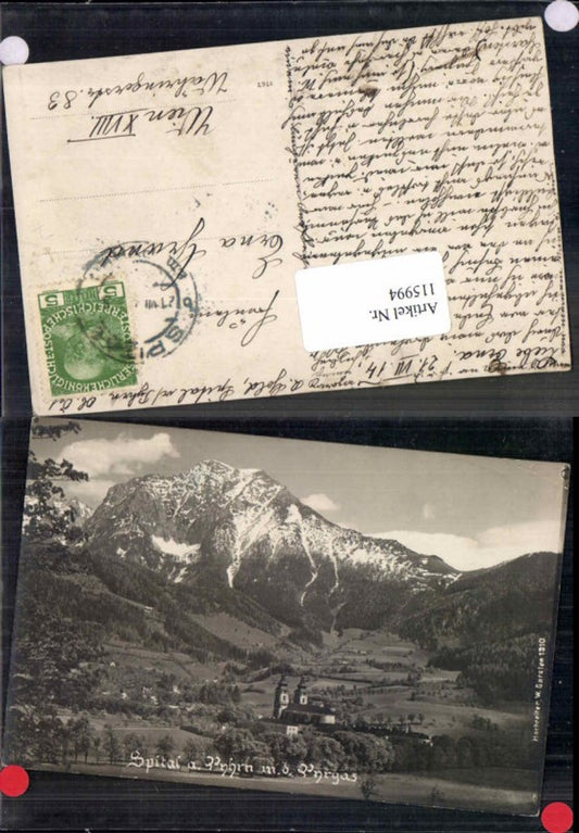 115994,Spital am Pyhrn seltene Fotokarte pub Hochreiter 1910