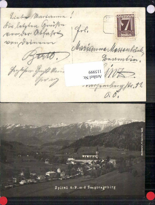 115999,Spital am Pyhrn Fotokarte pub Hochreiter 1908