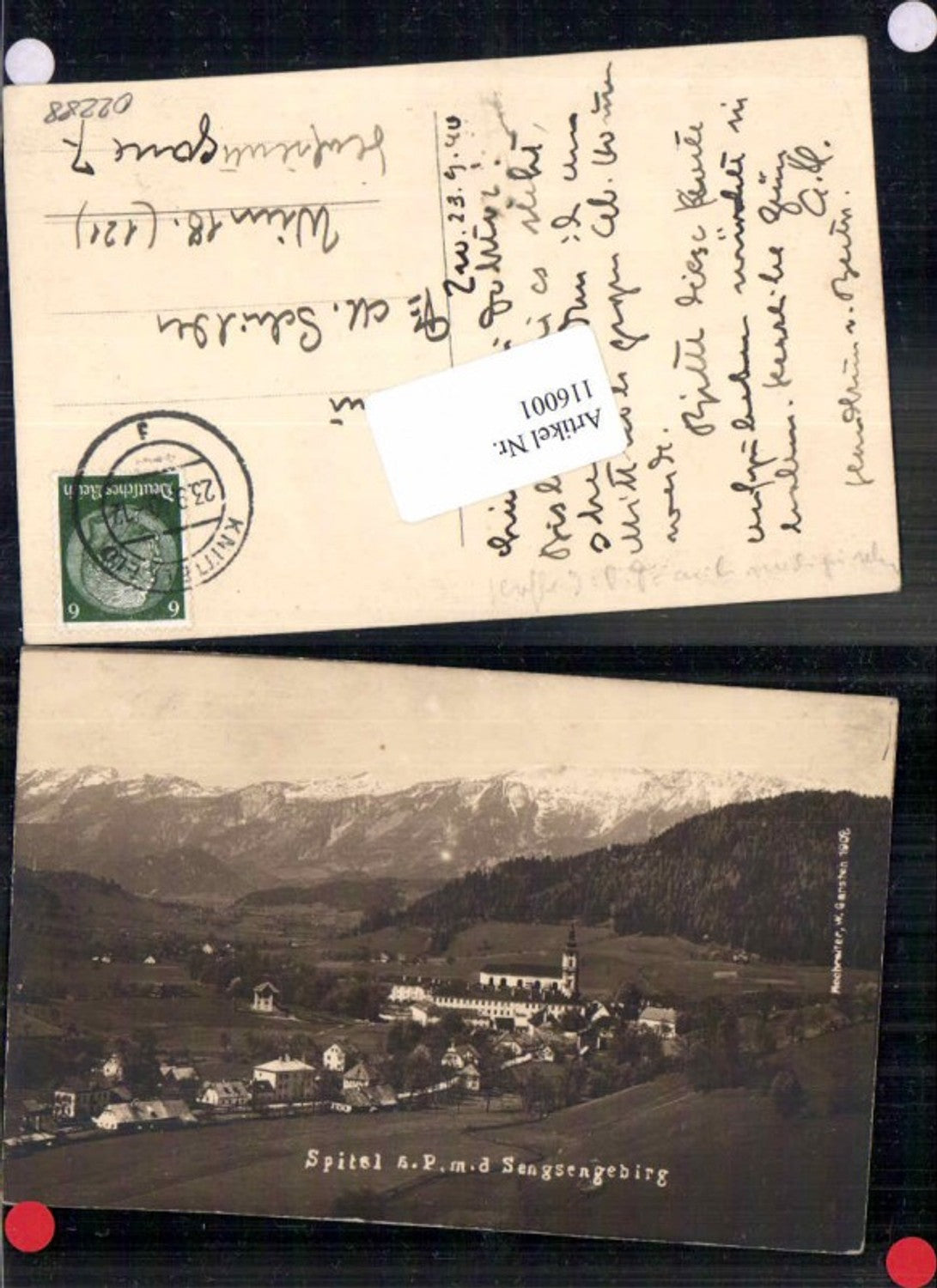 116001,Spital am Pyhrn m. Sensengebirge pub Hochreiter 1908