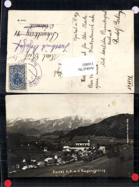 116003,Spital am Pyhrn m. Sensengebirge pub Hochreiter 1908