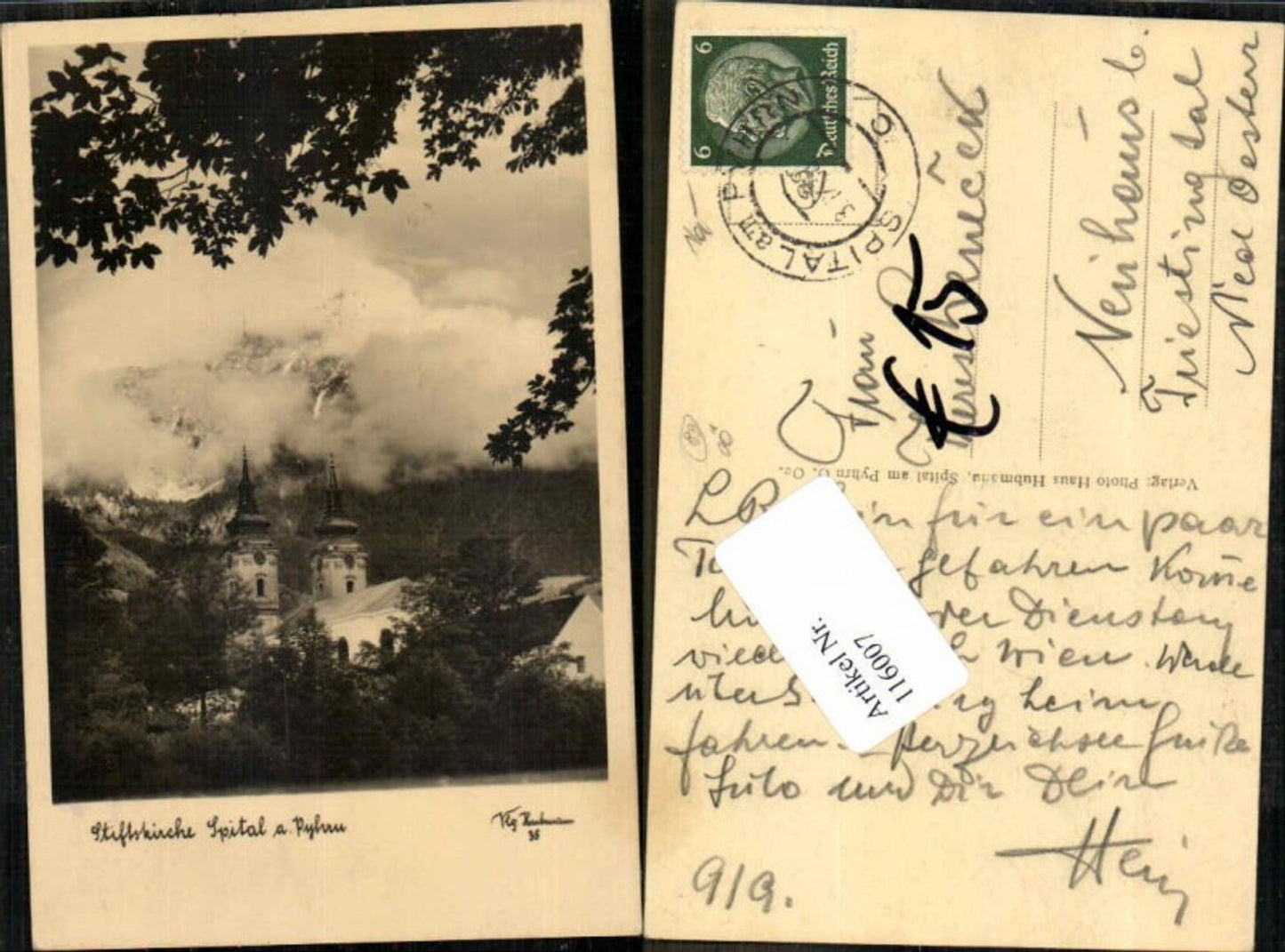 116007,Spital am Pyhrn Kirche Stift pub Foto Hubmann Nr 35