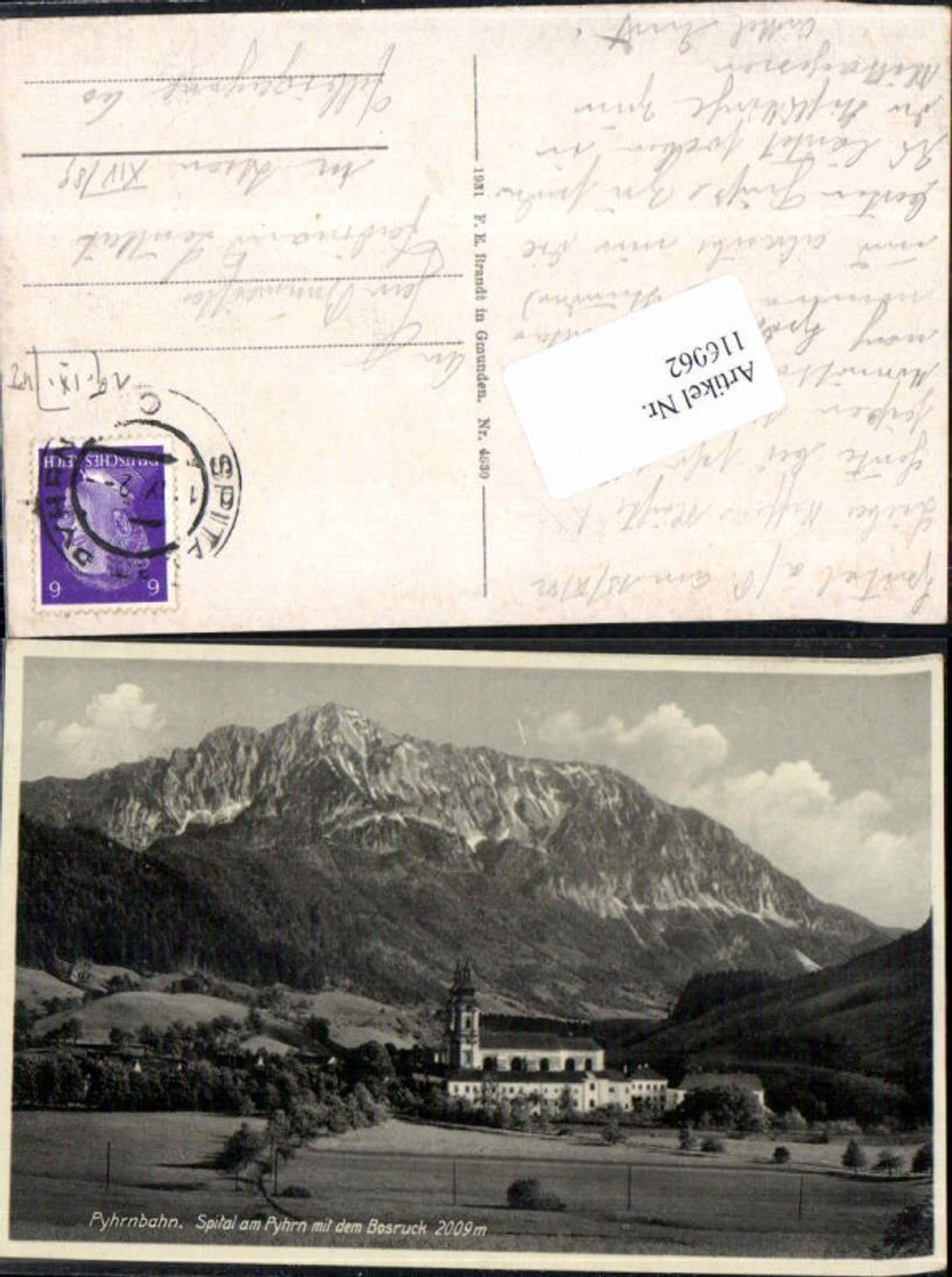 116062,Spital am Pyhrn m. Bosruck pyhrnbahn pub Brandt 4830