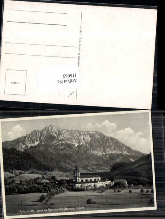 116063,Spital am Pyhrn m. Bosruck pyhrnbahn pub Brandt 4830