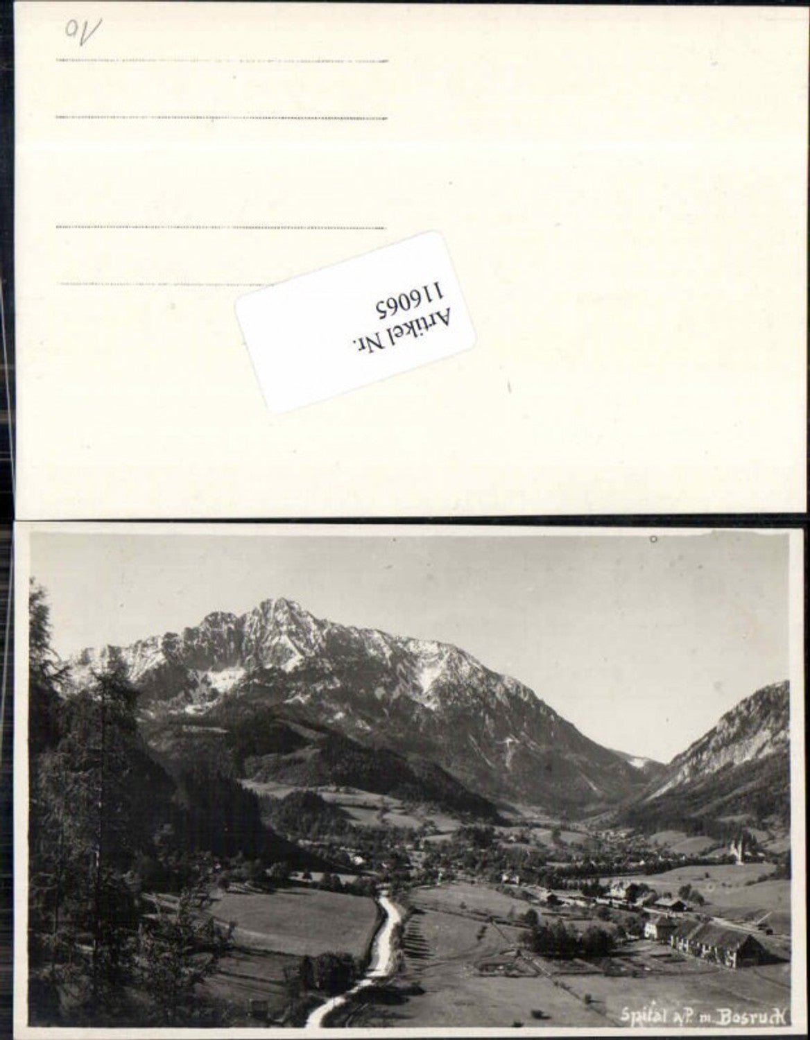 116065,Spital am Pyhrn Teilansicht Ortsrand