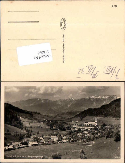116076,Spital am Pyhrn m. Sensengebirge
