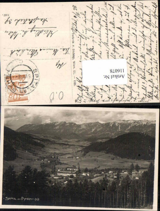 116078,Spital am Pyhrn Fotokarte 1926