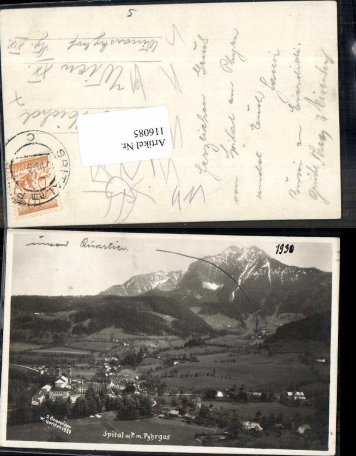 116085,Spital am Pyhrn 1927 pub Hochreiter